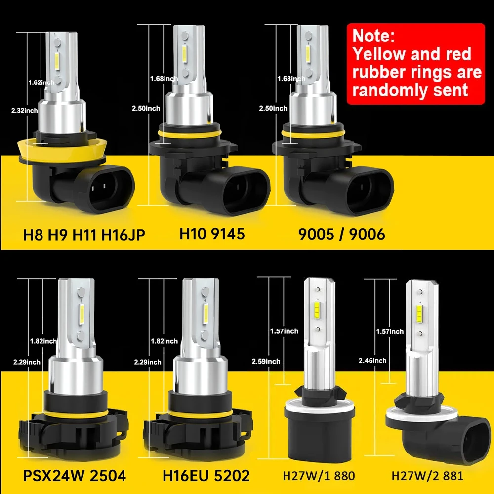 BMTxms 2PCS H8 H11 H10 HB3 9006 HB4 LED 안개등 DRL 램프 포드 포커스 2 3 4 몬데오 4 5 피에스타 퓨전 쿠가 이스케이프용