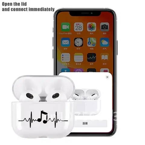 

Clear Airpods 3 Case With Airplane Earth Camera Design Wireless Earphones Protective Cover For Airpods Pro Case