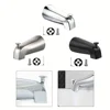 Sliding Bath Spout Bathtub Faucet With Diverter Solid Construction Brushed Nickel Finish Easy Operation Complete Accessories 5