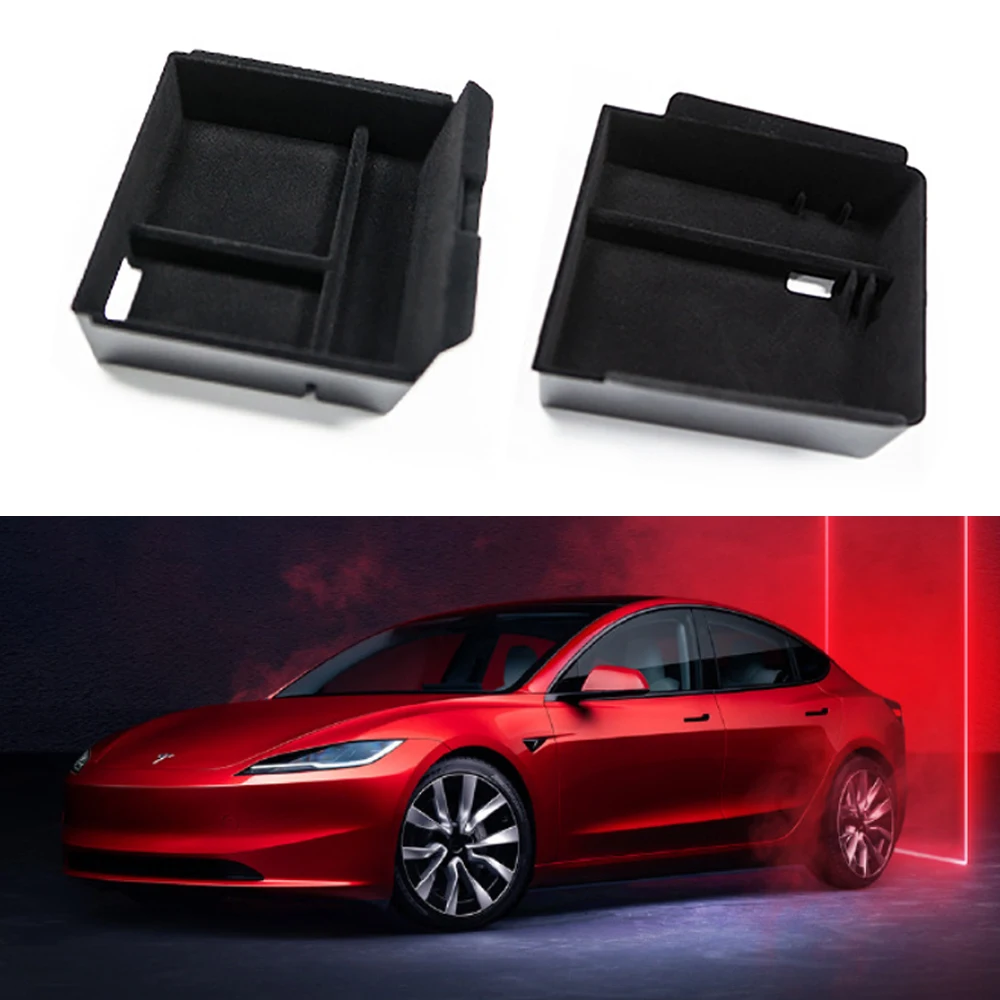 for Tesla Model 3 Highland 2024 Interior Storage Box Organizer Armrest Storage  Organizer Console Replacement Accessorie Int A5H8 - AliExpress