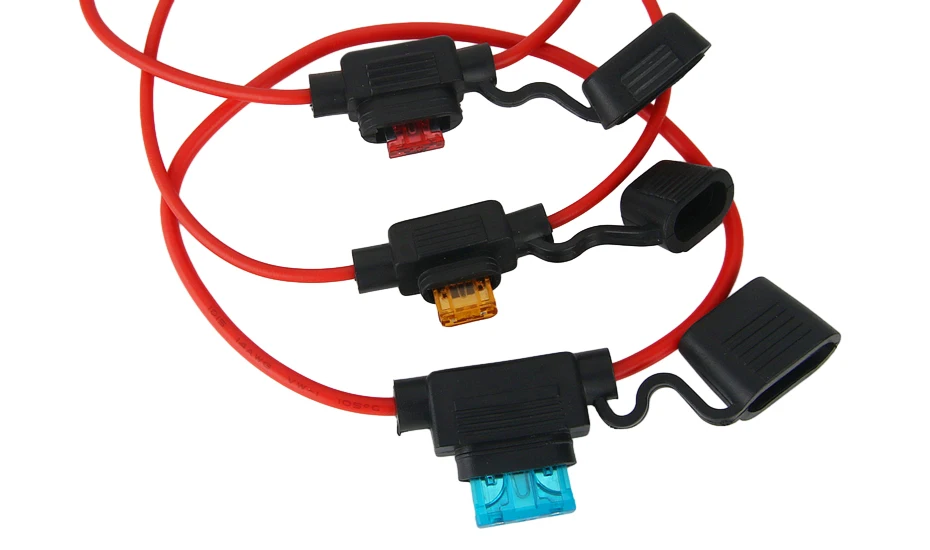 Description Picture 3 of itemWaterproof 32V Mini Small Medium Auto Fuse Holder 18/1614/12/10AWG and Car Blade Fuse 2A 3A 5A 7.5A 10A 15A 20A 25A 30A 35A 40A