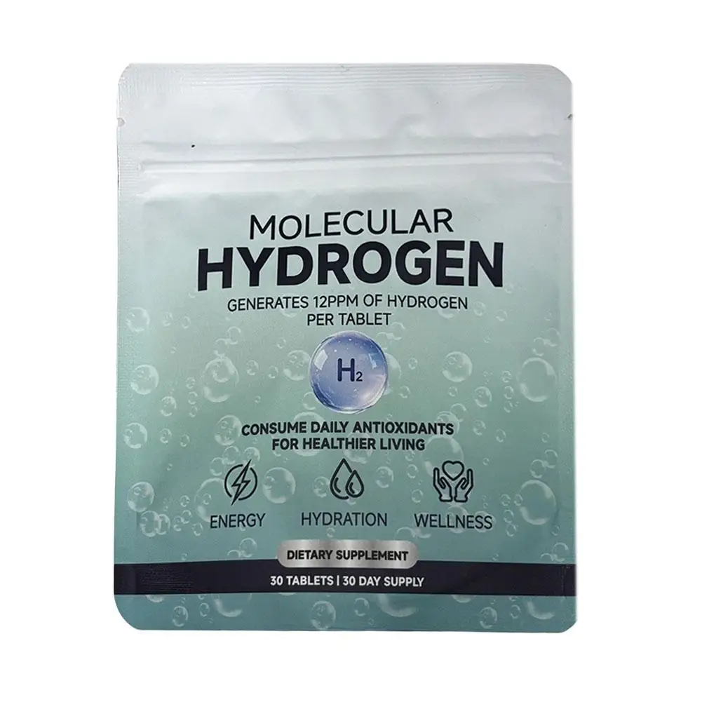 30pcs Energy Weight Loss Hydrogen Water Tablets Molecular Hydrogen & Magnesium Glycinate Tablets Supports Daily Wellness