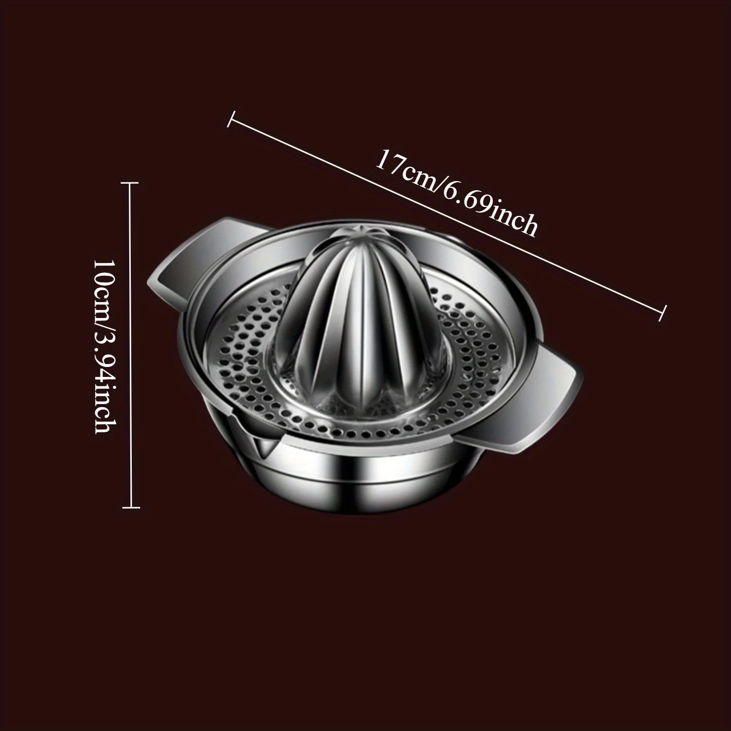 Stainless Steel Juicer Household Manual Lemon Orange Squeezer Press Type Fruit Juice Tool