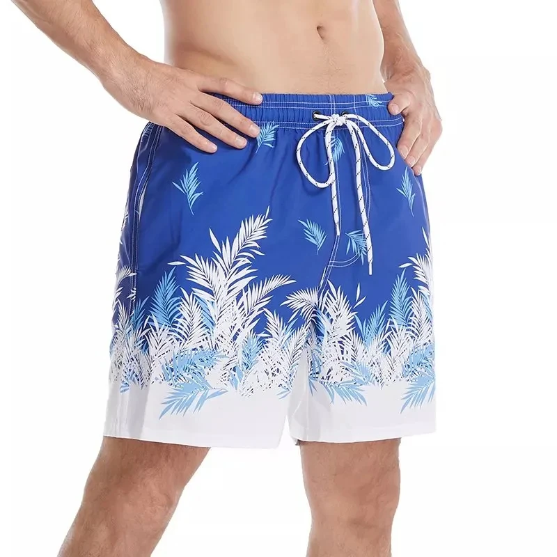 Fashion Palm Trees Graphic Beach Shorts For Men Summer Casual Holiday Vacation 3D Printed Swim Trunks Loose Harajuku Short Pants 5