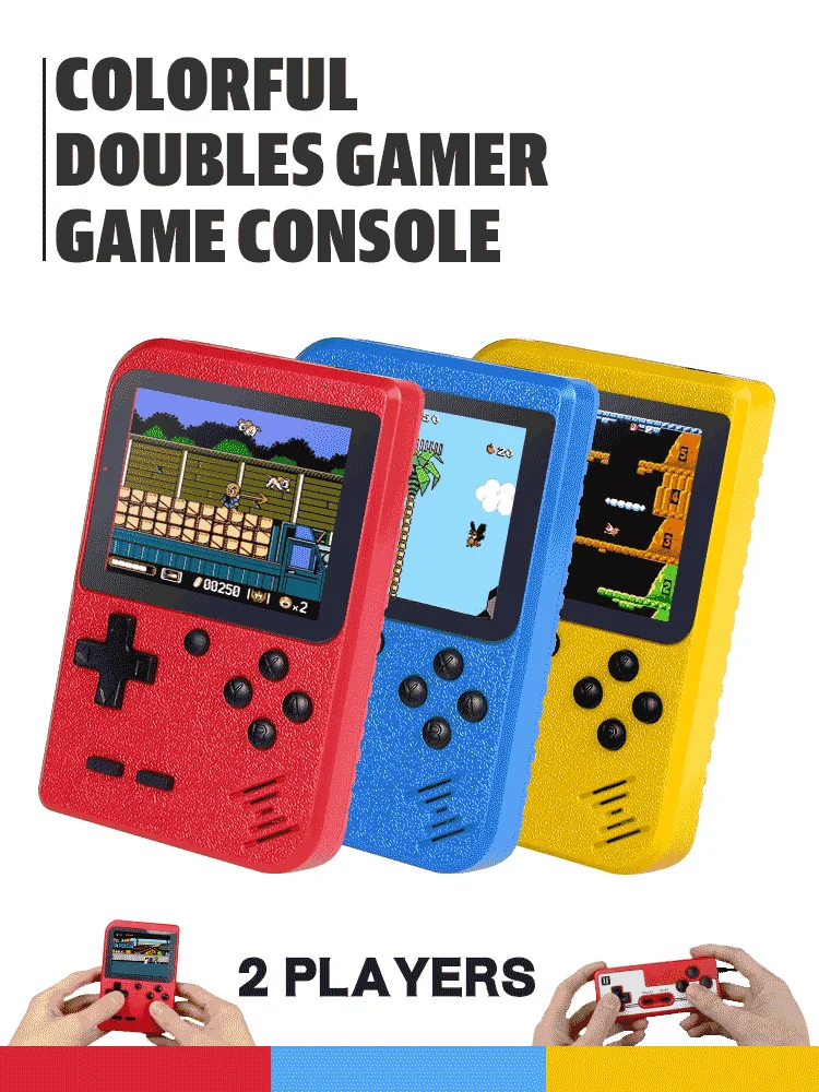 400 IN 1 Retro Video Game Console Handheld Game Player Portable Pocket TV Game Console AV Out Mini Handheld Player for Kids Gift