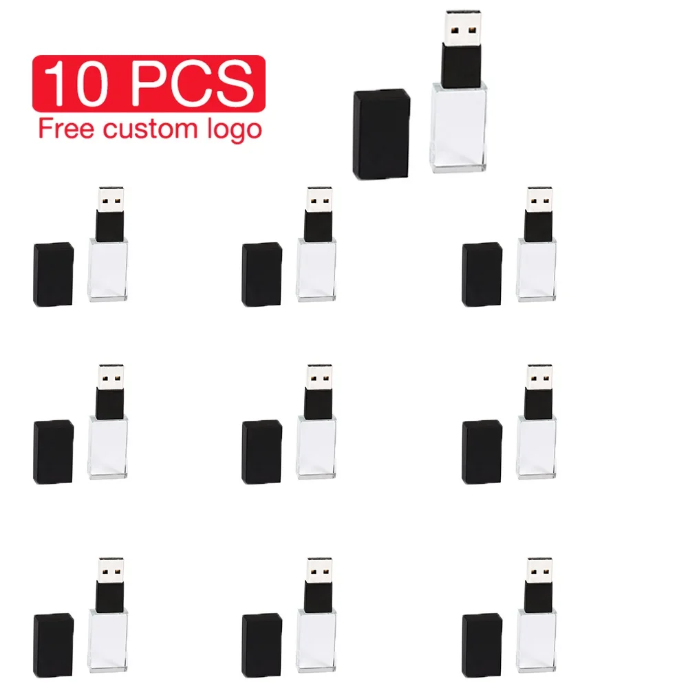 jaster-10-pcs-lot-usb-flash-drive-128gb-logo-personalizzato-gratuito-memory-stick-64gb-black-metal-pen-drive-32gb-crystal-usb-stick-16gb-8gb