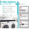 Washer Dryer Countertop Melamine Countertop with Edge Rails - 27.5" Depth X 54" Width Laundry Room Organization 4
