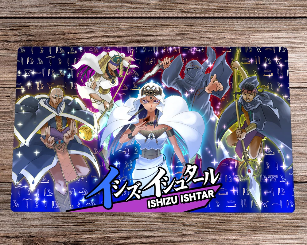 ishizu ishtar CCG Anime Trading Card Game Mat Pad Yugioh TCG Playmat Yu