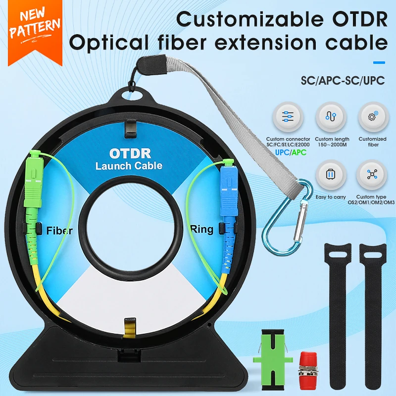 PAYEN SC/APC SC/UPC OTDR Dead Zone Eliminator,Fiber Rings Fiber Optic OTDR Launch Cable Box150M 300M 500M
