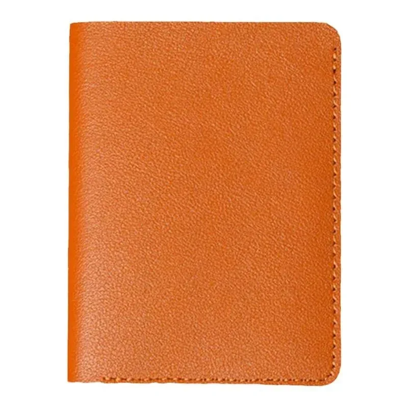 Premium Soft Leather Mini Wallet – Slim Foldable Card Case with Snap Closure
