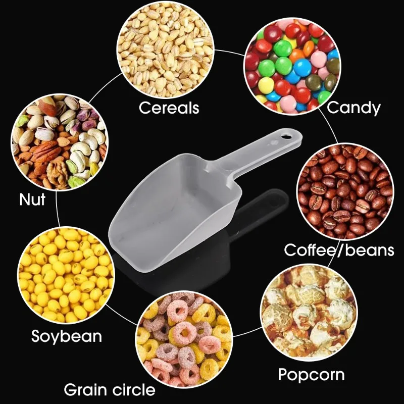 Plastic Ice Shovel 5/10pcs Kitchen Tools Flour Food Candy Ice Cream Scoop