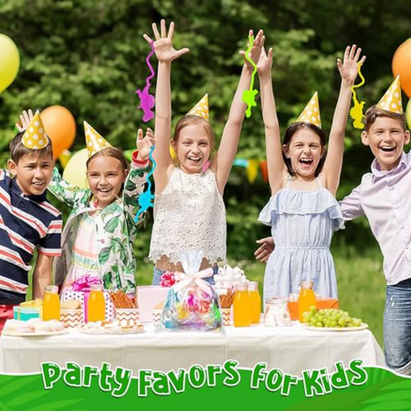 10/30/50PCS Sticky Dinosaur For Kids Party Favor Stretchy Stress Relief Fidget Toys Classroom Prizes Guest Gifts Goodie Bag Fill