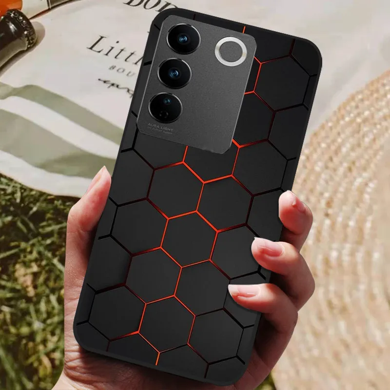 Sleek Black Silicone Phone Case - Durable TPU Protective Cover