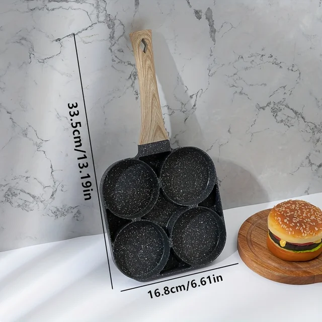 4-Hole Non-Stick Omelette Pan 4