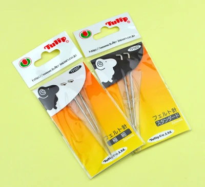 Japan TULIP Wool felt felting needle SET Pen type handle Poke needle replace needles Auxiliary tool 1order = 1pc