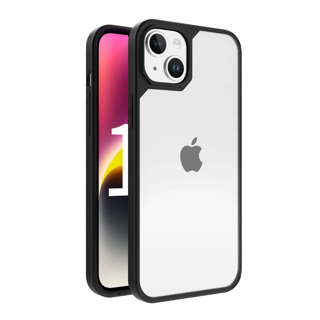 Olixar NovaShield iPhone 12 Pro Max Bumper Case - Black