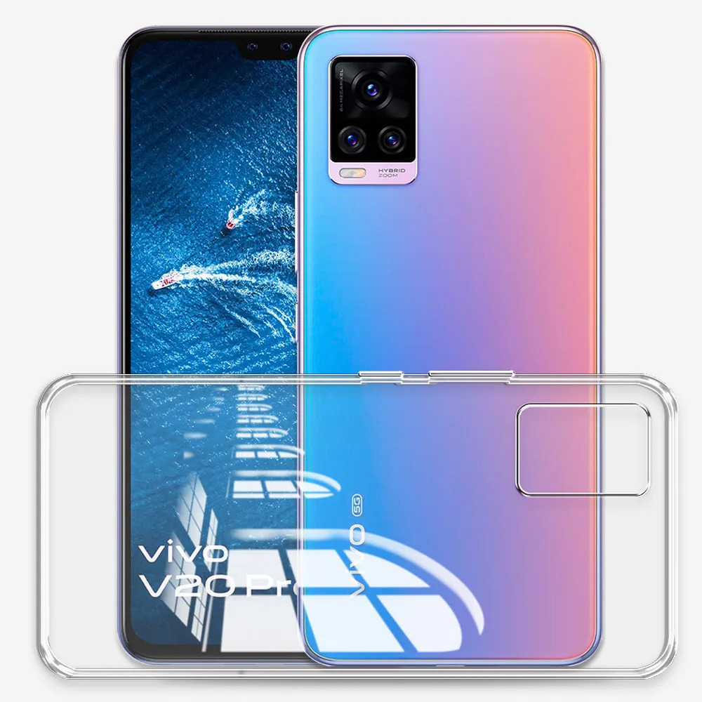 Silicone Soft Clear Protect Phone Case Cover
