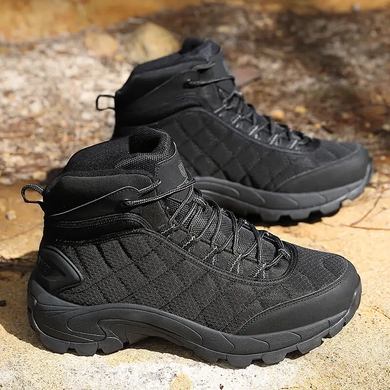 Men's Military Tactical Boot Army Hunting Trekking Camping Shoes Outdoor Combat Boots Men Big Size Safety Shoes Motocycle Boots