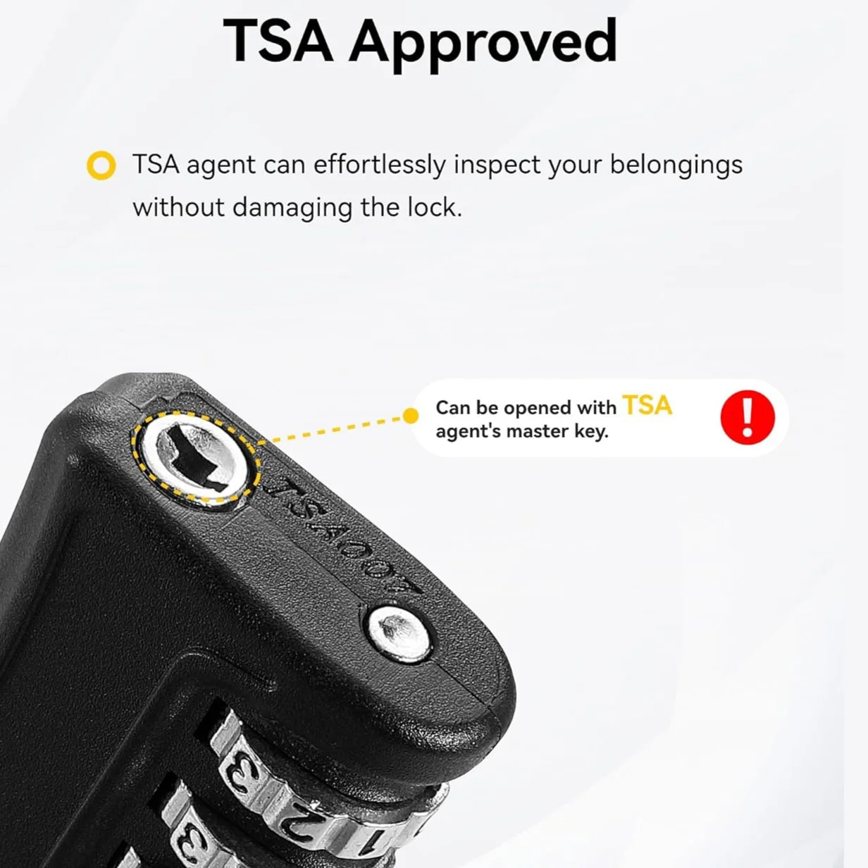 TSA 3-Digit Luggage Locks 5