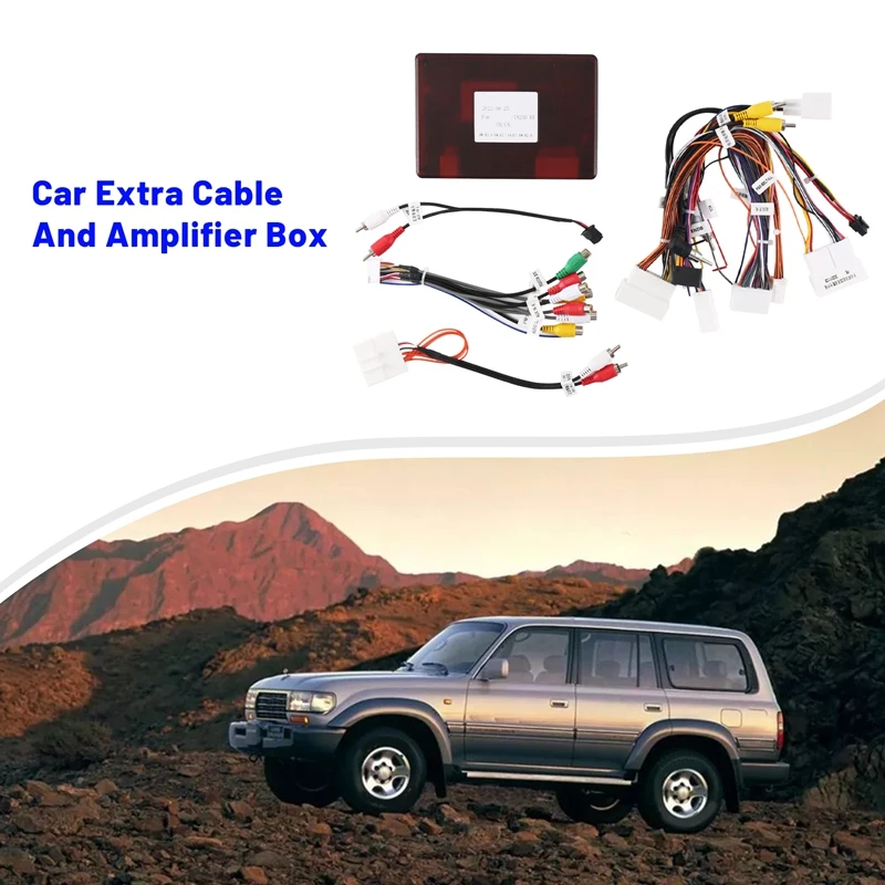 

Car Extra Cable And Amplifier Box Radio Tuner Amplifier Box Extra Cable For TOYOTA LAND CRUISER 200 LC200 2007-2020