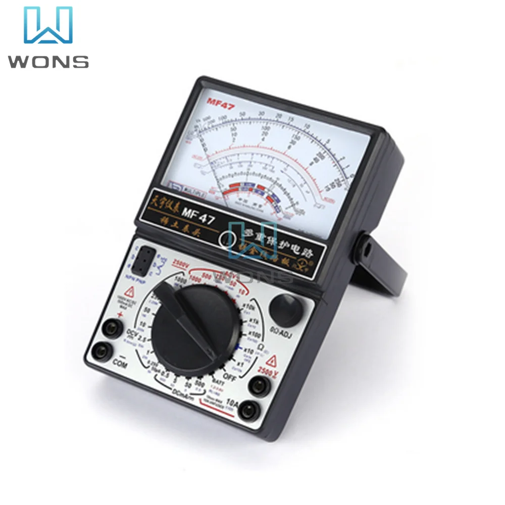 DC AC 1000V Multimeter Portable Mechanical Pointer Type Multimeter Measurement AC DC Current Meter Ammeter Ohmmeter 500A Tester 2