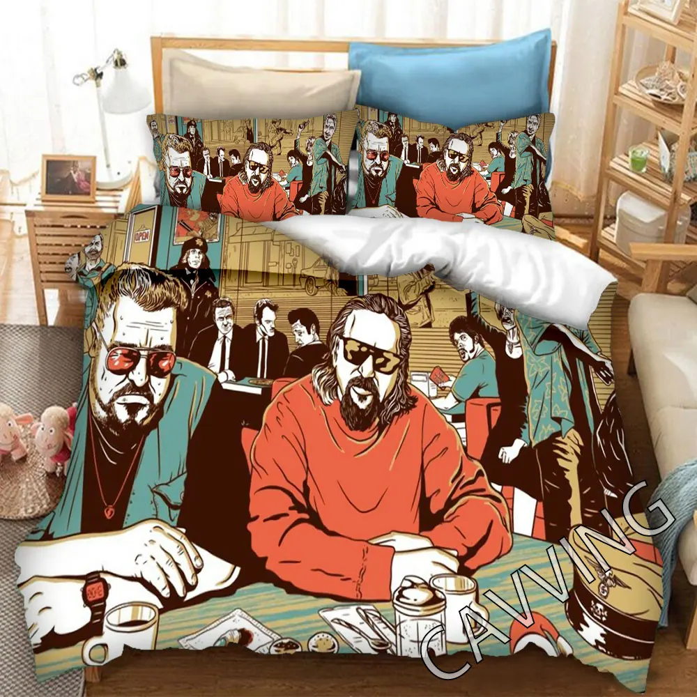 

The Big Lebowski Merry Christmas 3d Printed Bedding Set Duvet Covers & Pillow Cases Comforter Quilt Cover (US/EU/AU Sizes) H02