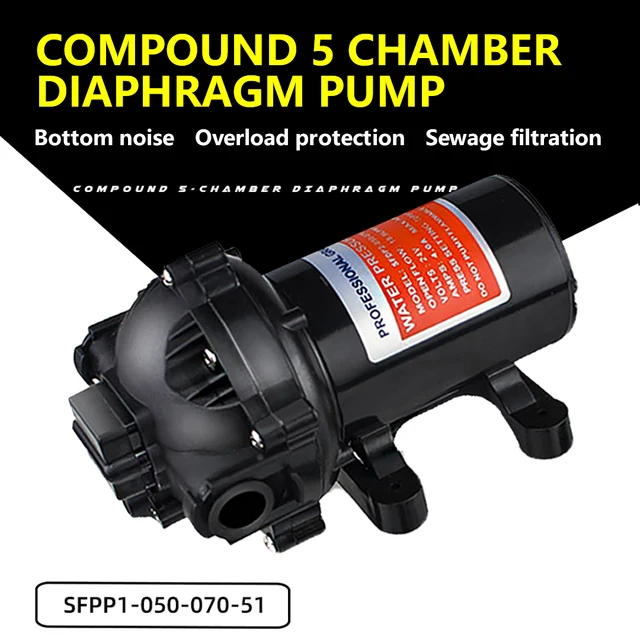 Versatile and efficient pump for drainage and submersible applications