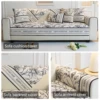 1pc accessible luxury simple corn kernel sofa cushion for all seasons, anti-scratch and anti-slip seat cushion to protect sofa, living room special cushion cover 5
