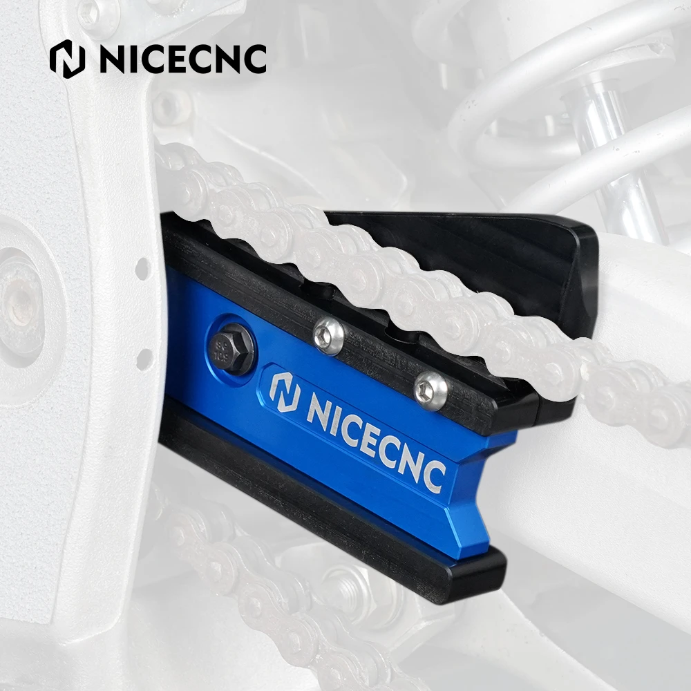 NICECNC ATV Swingarm Swing Arm Chain Guide Slider Seal Guard for YAMAHA