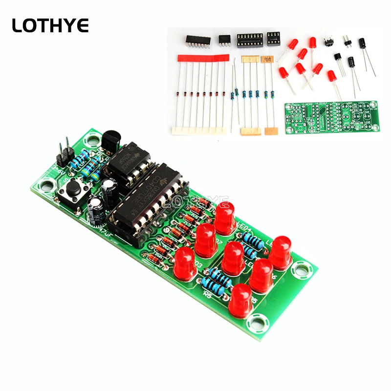 Набір для виготовлення світлодіодних кубиків. Набір для веселої зварювання своїми руками. Навчання електронних навичок. Набір для практики зварювання.