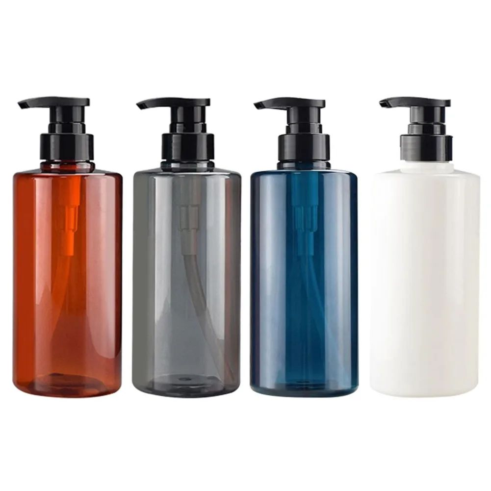 

500ml Shower Liquid Soap Dispenser Plastic Shampoo Gel Pump Bottle Empty Lotion Container Bathroom Accessories Household Supplie