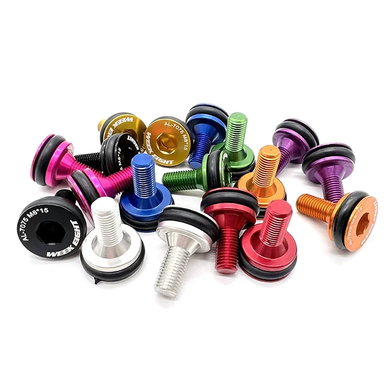 

Aluminum Alloy / Steel Bike Square hole Bottom Bracket Waterproof Sealed Bolts Bicycle BB Screws M8*15mm