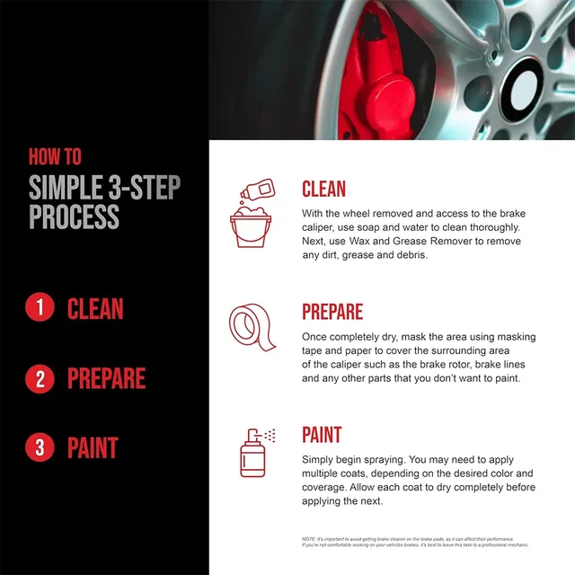 Brake Caliper Paint Spray 6