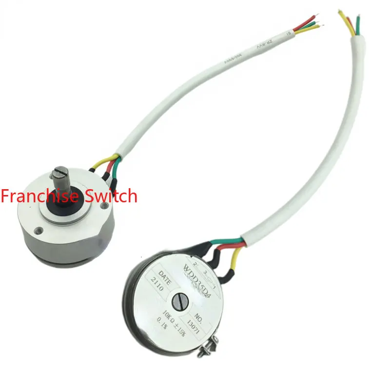 

New Ribbon WDD35D4 Potentiometer 1K 2K 5K 10K Conductive Plastic Angular Displacement Sensor