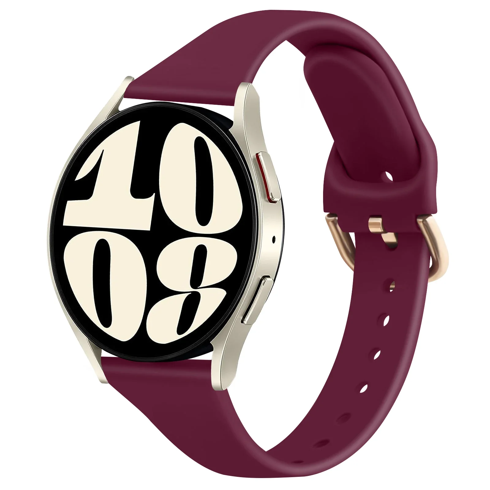 Slim Silicone Watch Band - 20mm Strap