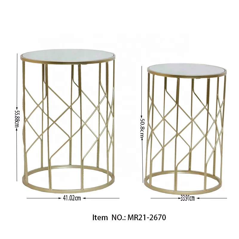 Gold Coffee Table With Mirror Wire Metal Coffee Table Mirror Top Polished