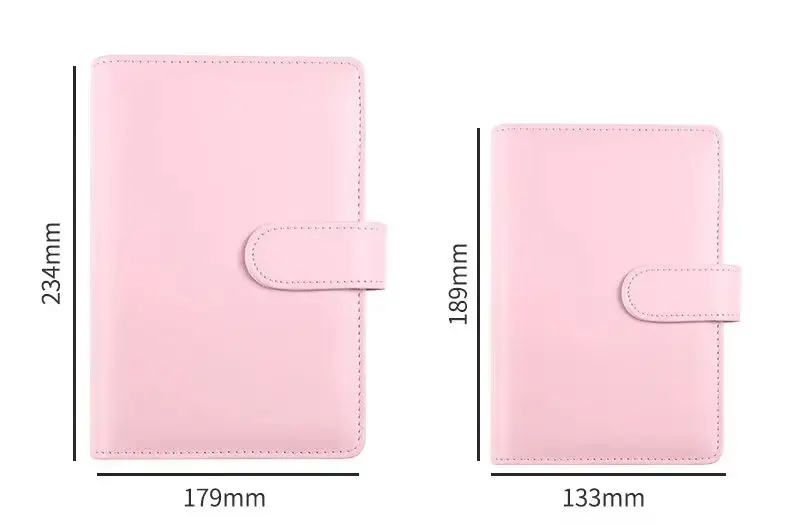 Macaroon Series 18-Color Leather Binder Notebook Cover