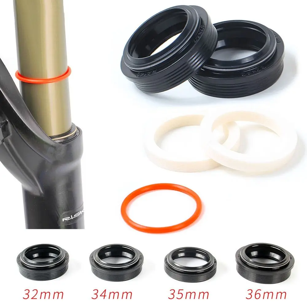 Replacement Universal Bike Fork Seal 32mm/34mm/35mm/36mm MTB Bike Fork Dust Seal Spare Parts Bicycle Suspension Oil Seal