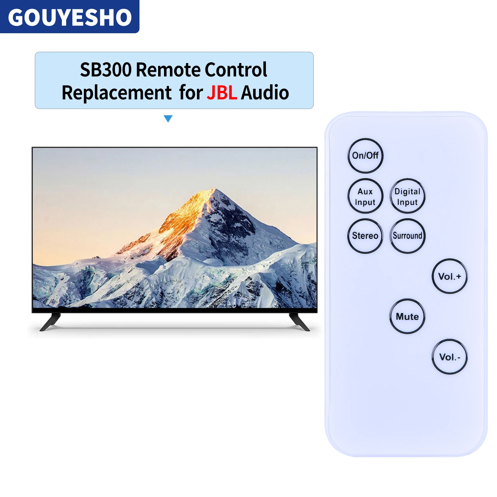 TCNOUMT Telecomando Ricambio Per Soundbar JBL SB300