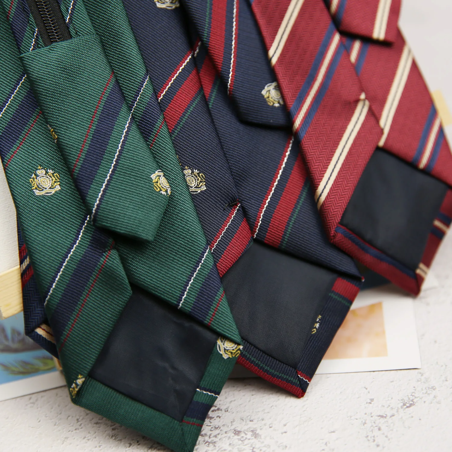 Woven Necktie For Men Women Striped Lazy 7cm