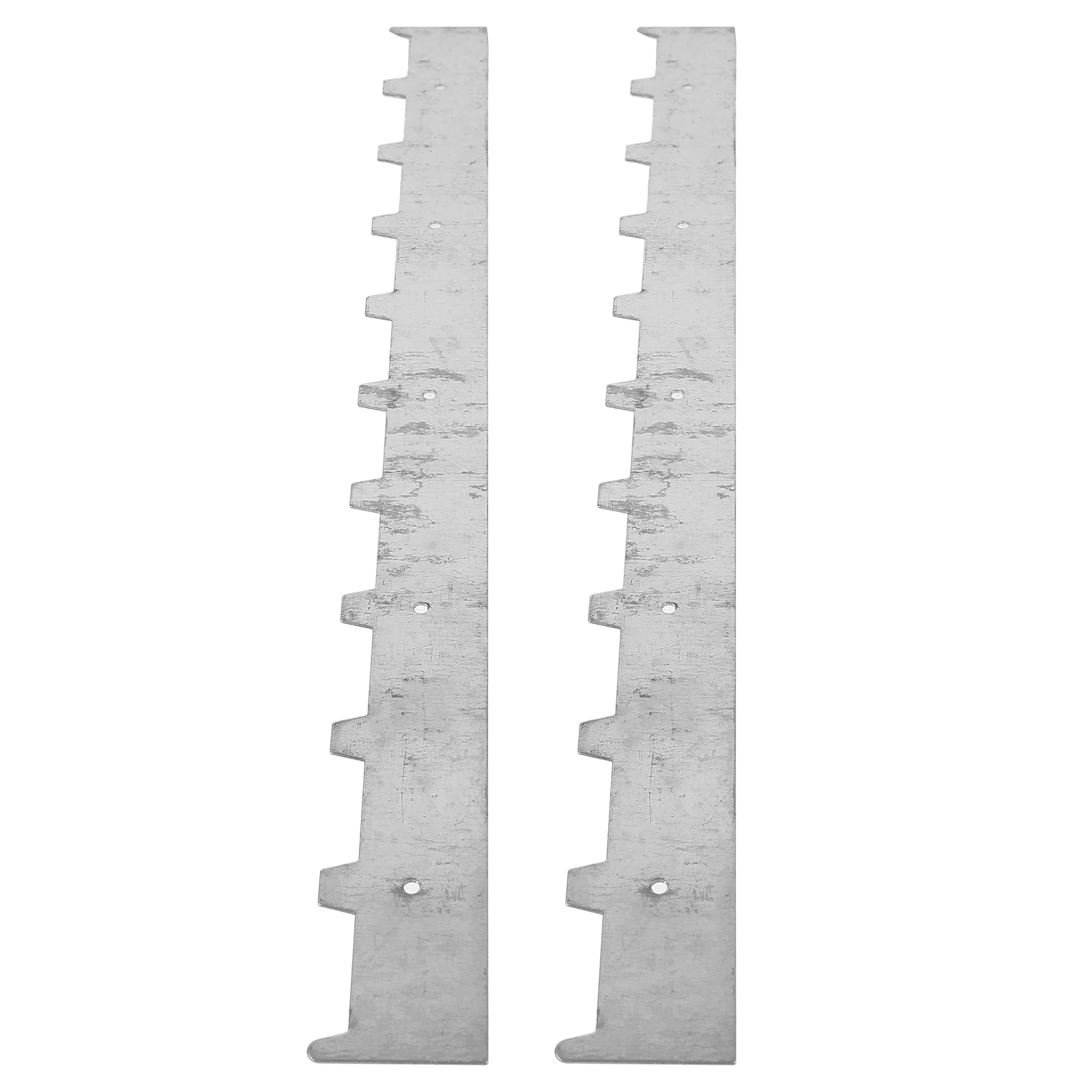2 Pcs Nest Frame Card Strip Tool Galvanized Iron Spacer for Beehive Honeycomb Strips