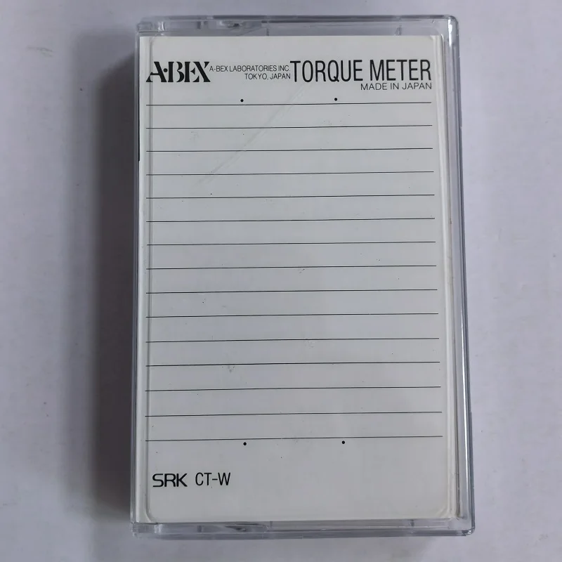 ABEX TEST TAPE SRK CT-W Torque meter ,The reverse tension moment when playing in the forward direction