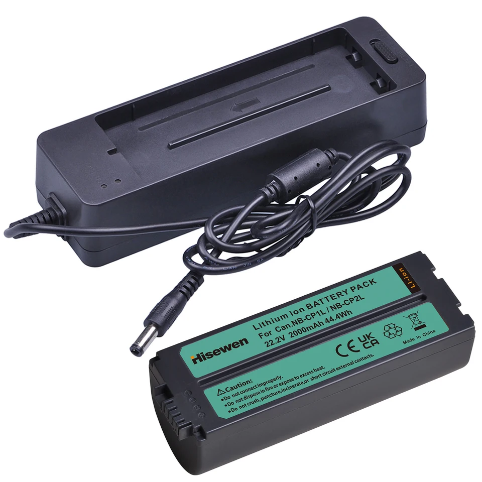 Batteria Per Canon Selphy CP1300 – NB-CP2L/NB-CP2LH, 22.2V 2000mAh, Compatibile Anche Con CP1200, CP200, CP500, CP740