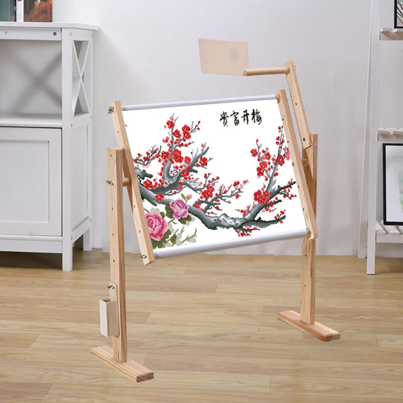 Cross Stitch Frame Scroll 1 Set Multifunctional Accessories Rotated DIY  Quilt for Stitching Sewing Stand Embroidery Wood Unisex - AliExpress