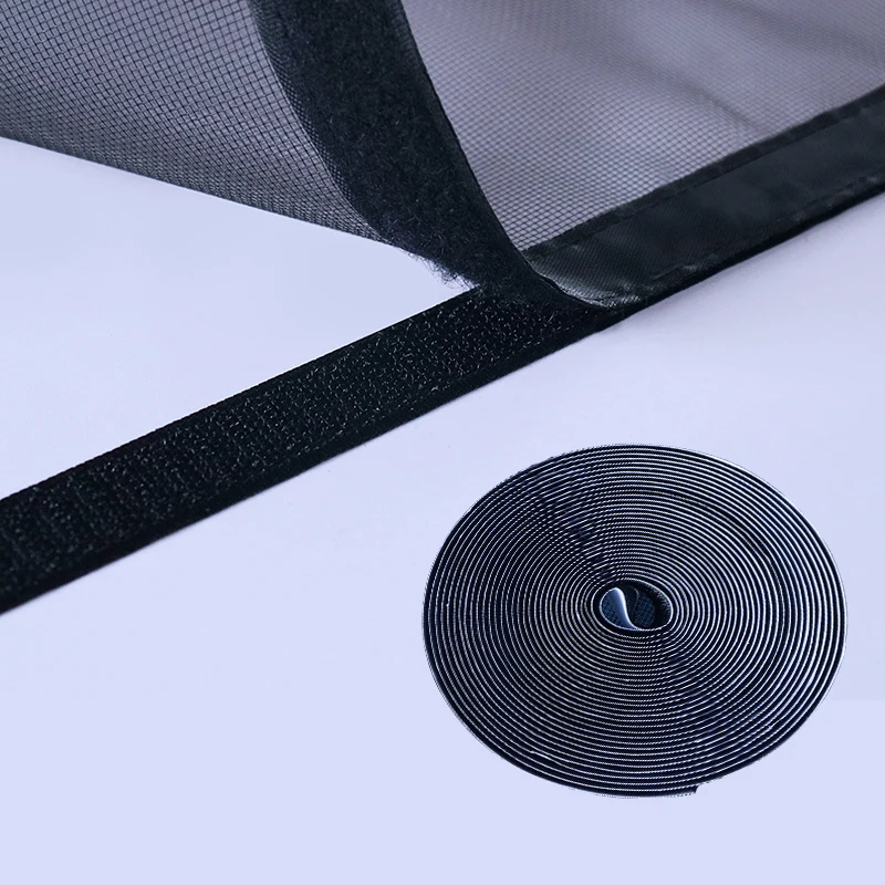 Insect Mosquito Nets for Window Screen Mesh Custom Size Reusable Hook and Loop Fiberglass Against Mosquitoes and Flies