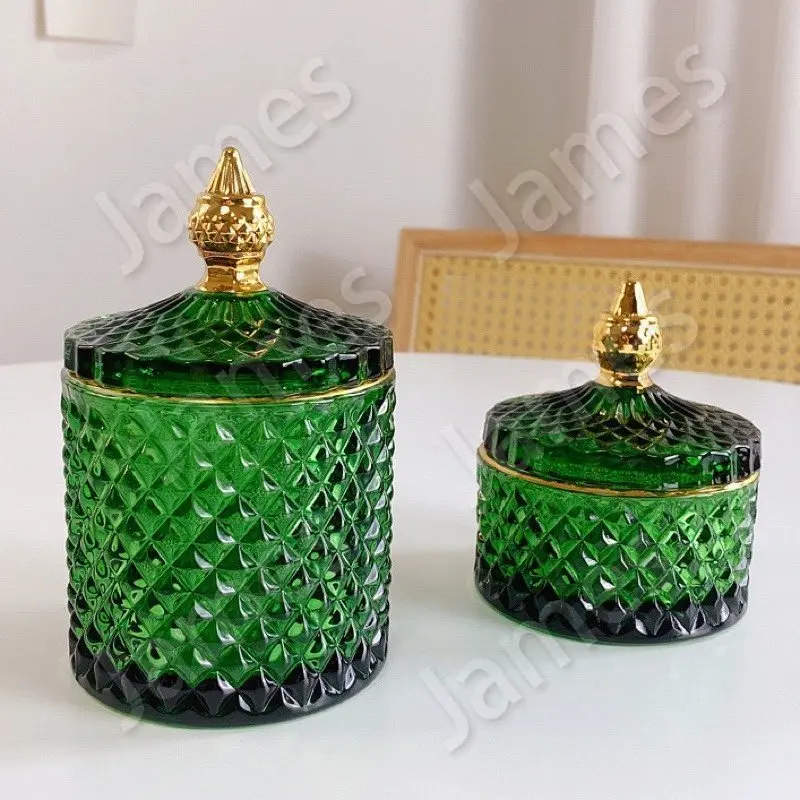 Storage Box Storage Jar Classic Retro Container Glass Bottle Glass Jars and Lids Food Storage Containers Honey Jar Nordic Style Jars