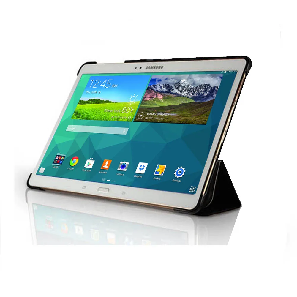 Smart Cover for Samsung Galaxy Tab S 10.5" Tablet Case Lightweight Flip Case for SM-T800 T805 with Magnetic Stand Auto Sleep