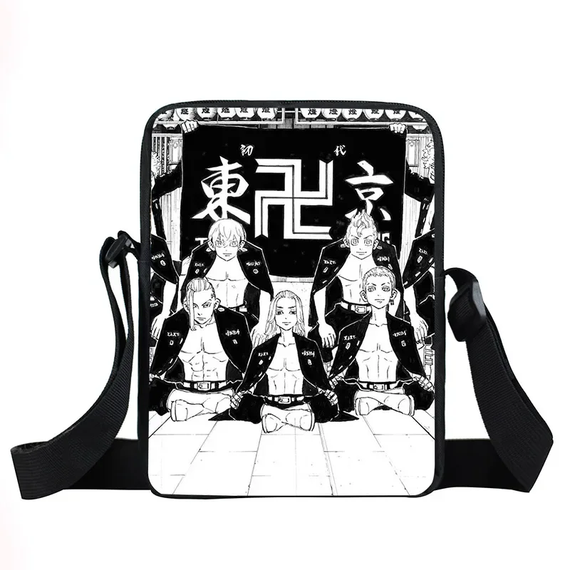 

Anime Japan Tokyo Avengers Small Messenger Bag Cartoon Manga Sano Manjiro Mikey For Teenagers Schoolbags Travel Crossbody Bag