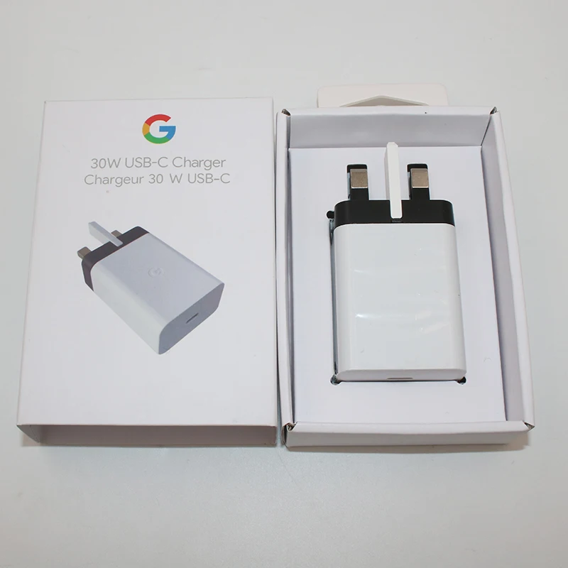 USB-C Chargeur Secteur 20W Compatible avec Google Pixel 6a, 3000mA, USB-PD, Charge Rapide