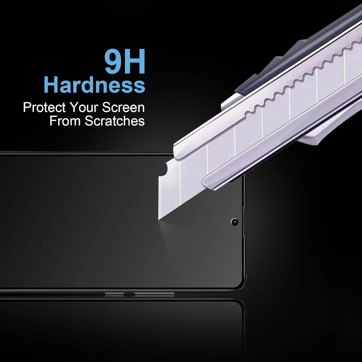 Premium HD Matte Tempered Glass Screen Protector - 2/4 Pack, 9H Hardness
